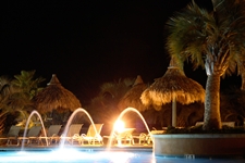 caribe resort rentals night fountain